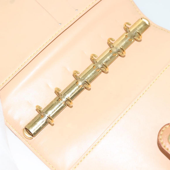LOUIS VUITTON Multicolor Agenda PM Day Planner Cover White R21074 Auth 138936