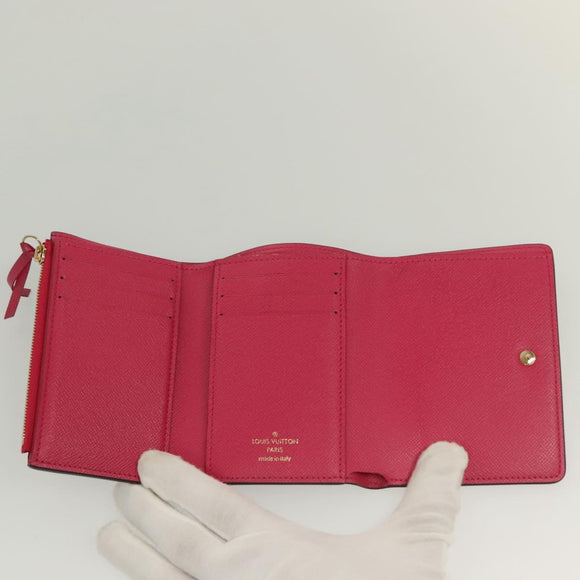 LOUIS VUITTON Monogram Vivienne Portefeuille Victorine Wallet M69751 Auth 138937