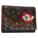 LOUIS VUITTON Monogram Vivienne Portefeuille Victorine Wallet M69751 Auth 138937-1