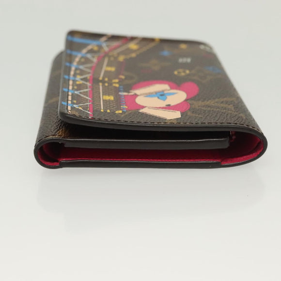 LOUIS VUITTON Monogram Vivienne Portefeuille Victorine Wallet M69751 Auth 138937