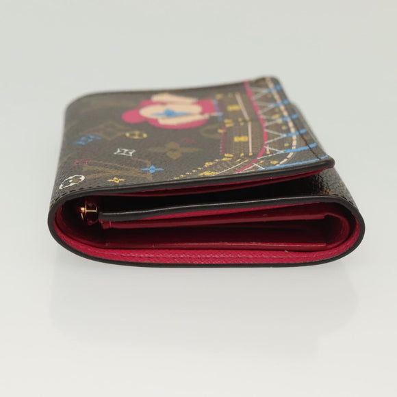 LOUIS VUITTON Monogram Vivienne Portefeuille Victorine Wallet M69751 Auth 138937