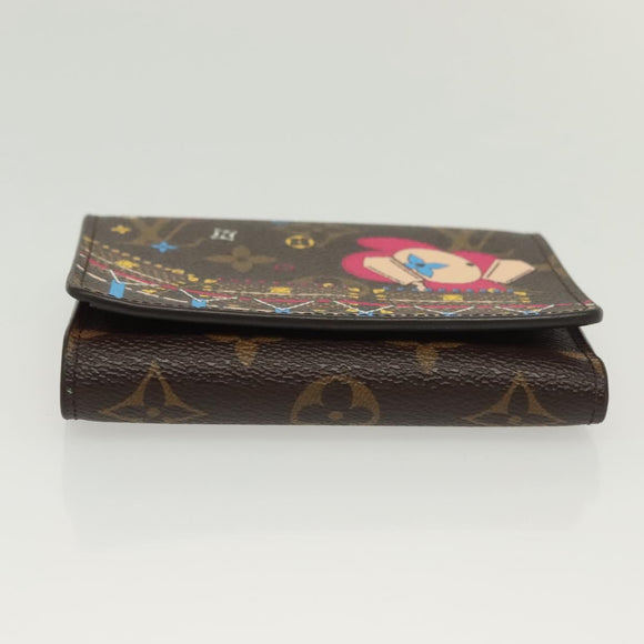 LOUIS VUITTON Monogram Vivienne Portefeuille Victorine Wallet M69751 Auth 138937