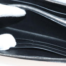 LOEWE Anagram Long Wallet Leather Black Auth 138939-18