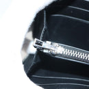 LOEWE Anagram Long Wallet Leather Black Auth 138939-10