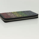 LOEWE Anagram Long Wallet Leather Black Auth 138939-5