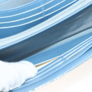 CHANEL Matelasse Long Wallet Enamel Green Silver CC Auth 138942-21