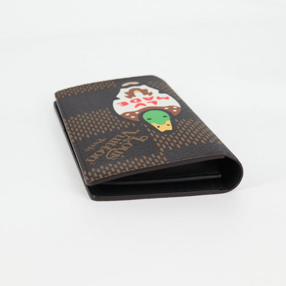 LOUIS VUITTON Damier Ebene Giant LV × NIGO Portefeuille N60393 Auth 138943M