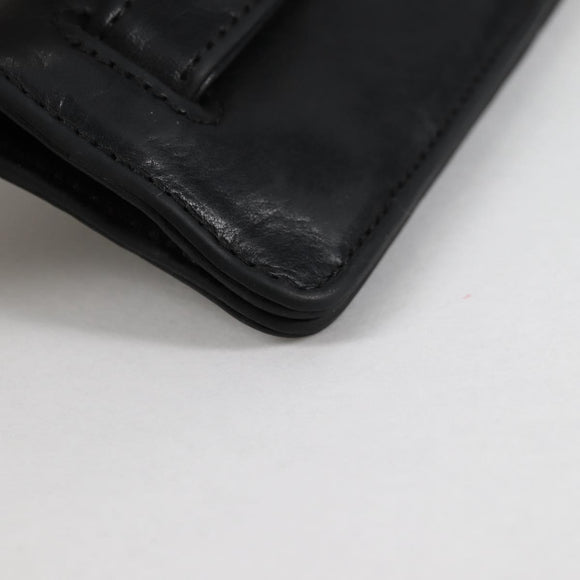 Chrome Hearts Key Case Leather Black Auth 138944M