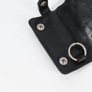 Chrome Hearts Key Case Leather Black Auth 138944M-11