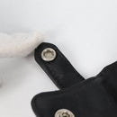 Chrome Hearts Key Case Leather Black Auth 138944M-12