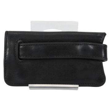 Chrome Hearts Key Case Leather Black Auth 138944M - 0