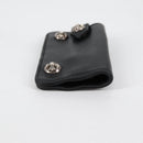 Chrome Hearts Key Case Leather Black Auth 138944M-4