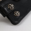 Chrome Hearts Key Case Leather Black Auth 138944M-7