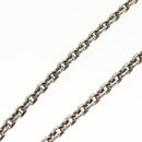 Chrome Hearts Double Dagger Paper Chain Necklace Ag925 Silver Auth 138946M-12