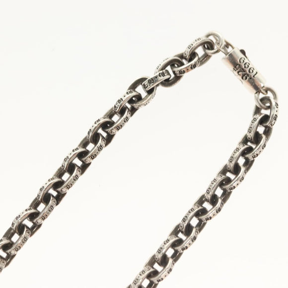Chrome Hearts Double Dagger Paper Chain Necklace Ag925 Silver Auth 138946M