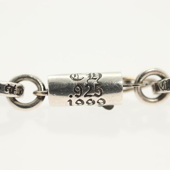 Chrome Hearts Double Dagger Paper Chain Necklace Ag925 Silver Auth 138946M