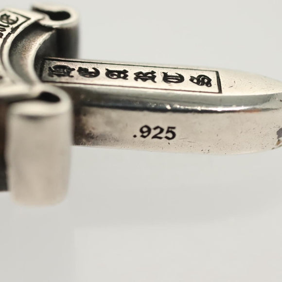 Chrome Hearts Double Dagger Paper Chain Necklace Ag925 Silver Auth 138946M