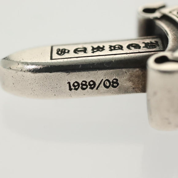 Chrome Hearts Double Dagger Paper Chain Necklace Ag925 Silver Auth 138946M