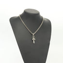 Chrome Hearts Double Dagger Paper Chain Necklace Ag925 Silver Auth 138946M-21