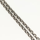 Chrome Hearts Double Dagger Paper Chain Necklace Ag925 Silver Auth 138946M-6