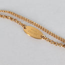 LOUIS VUITTON LV Padlock Necklace metal Gold M01593 LV Auth 138948-12