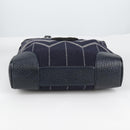LOUIS VUITTON Cabas Vale Karakoram Hand Bag Wool Navy M95240 LV Auth 138949SAV-6
