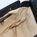 LOUIS VUITTON Cabas Vale Karakoram Hand Bag Wool Navy M95240 LV Auth 138949A-17