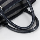 LOUIS VUITTON Cabas Vale Karakoram Hand Bag Wool Navy M95240 LV Auth 138949SAV-8
