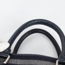 LOUIS VUITTON Cabas Vale Karakoram Hand Bag Wool Navy M95240 LV Auth 138949A-9