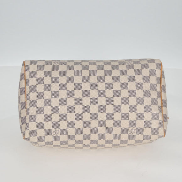 LOUIS VUITTON Damier Azur Speedy 30 Hand Bag N41533 LV Auth 138958A