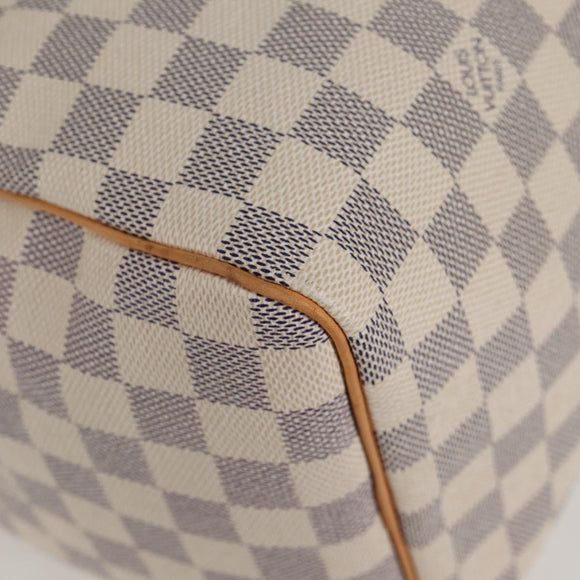 LOUIS VUITTON Damier Azur Speedy 30 Hand Bag N41533 LV Auth 138958A