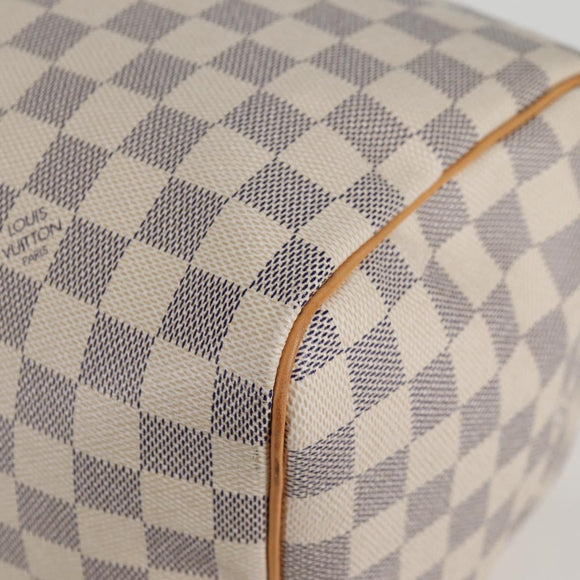 LOUIS VUITTON Damier Azur Speedy 30 Hand Bag N41533 LV Auth 138958A
