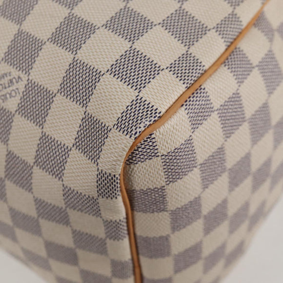 LOUIS VUITTON Damier Azur Speedy 30 Hand Bag N41533 LV Auth 138958A
