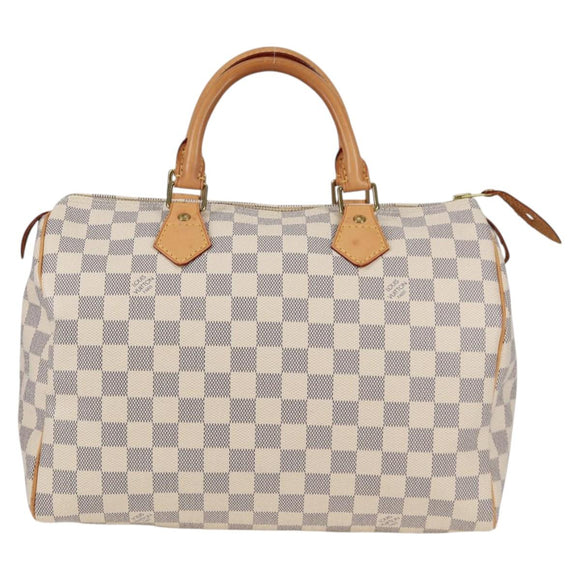 LOUIS VUITTON Damier Azur Speedy 30 Hand Bag N41533 LV Auth 138958A
