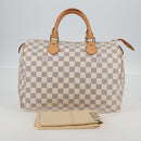 LOUIS VUITTON Damier Azur Speedy 30 Hand Bag N41533 LV Auth 138958A-24