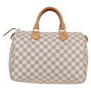 LOUIS VUITTON Damier Azur Speedy 30 Hand Bag N41533 LV Auth 138958A-3