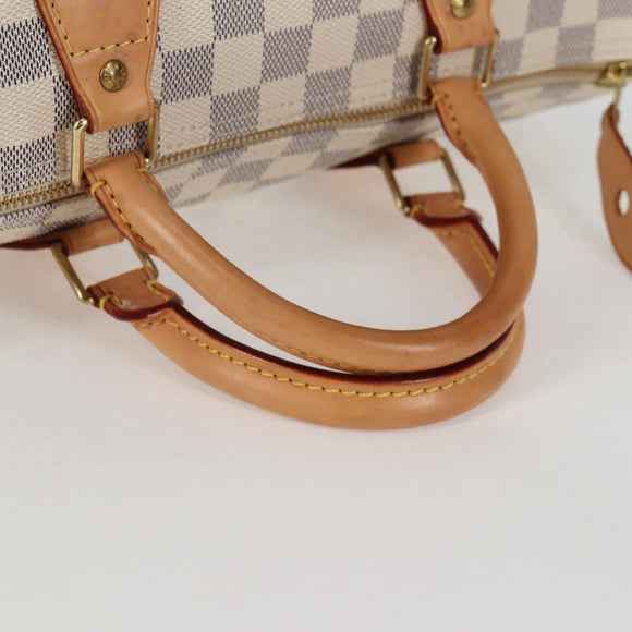 LOUIS VUITTON Damier Azur Speedy 30 Hand Bag N41533 LV Auth 138958A
