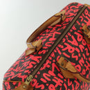 LOUIS VUITTON Monogram Graffiti Speedy 30 Hand Bag Pink M93704 LV Auth 138959A-6