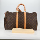 LOUIS VUITTON Monogram Keepall 45 Boston Bag M41428 LV Auth 138961A-12