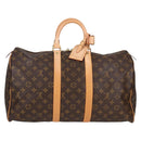 LOUIS VUITTON Monogram Keepall 45 Boston Bag M41428 LV Auth 138961A-2