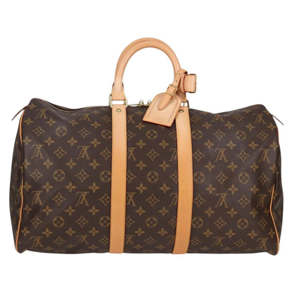 LOUIS VUITTON Monogram Keepall 45 Boston Bag M41428 LV Auth 138961A