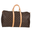 LOUIS VUITTON Monogram Keepall 50 Boston Bag M41426 LV Auth 138962A-1