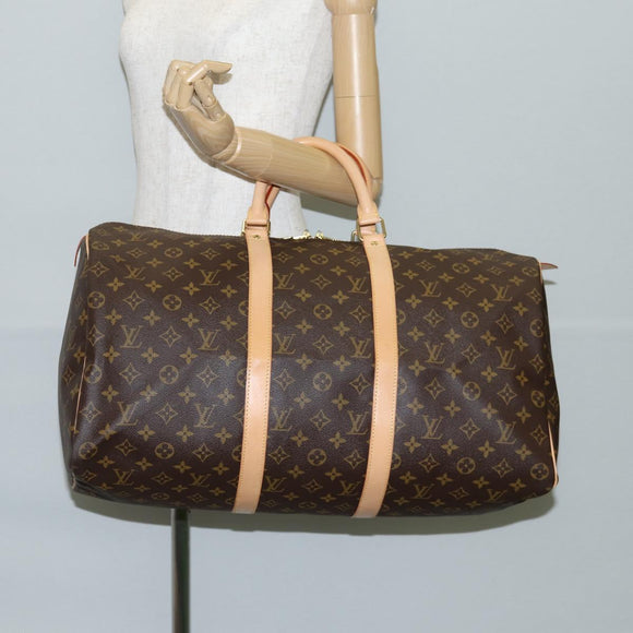 LOUIS VUITTON Monogram Keepall 50 Boston Bag M41426 LV Auth 138962A