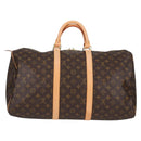 LOUIS VUITTON Monogram Keepall 50 Boston Bag M41426 LV Auth 138962A-2