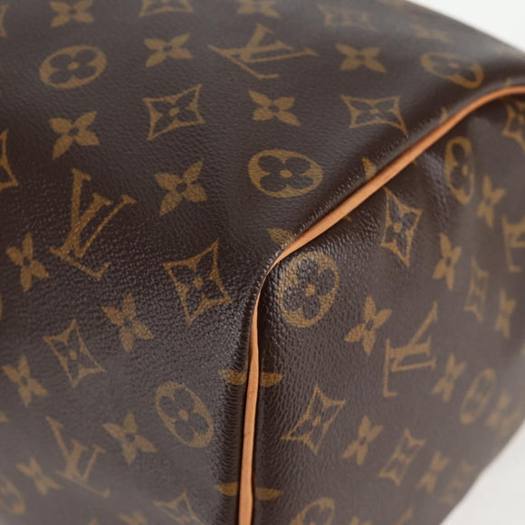 LOUIS VUITTON Monogram Speedy 35 Hand Bag M41524 LV Auth 138963A