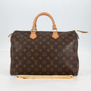 LOUIS VUITTON Monogram Speedy 35 Hand Bag M41524 LV Auth 138963A-12