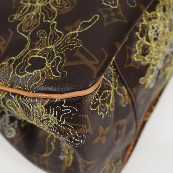 LOUIS VUITTON Monogram Dentelle Batignolles Horizontal Bag M95399 Auth 138964A