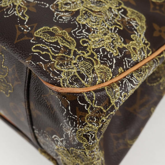LOUIS VUITTON Monogram Dentelle Batignolles Horizontal Bag M95399 Auth 138964A