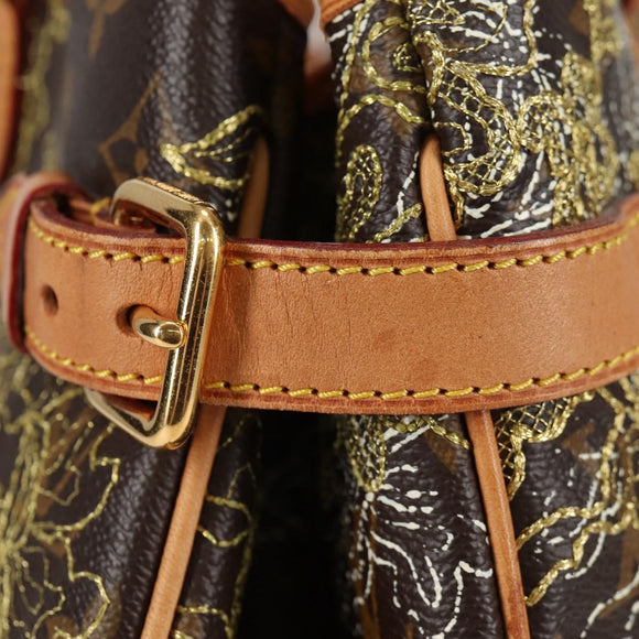 LOUIS VUITTON Monogram Dentelle Batignolles Horizontal Bag M95399 Auth 138964A