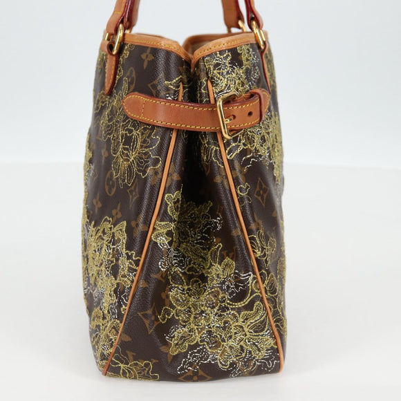 LOUIS VUITTON Monogram Dentelle Batignolles Horizontal Bag M95399 Auth 138964A